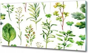 Fotó kép edzett üveg Virágos minta 100x70