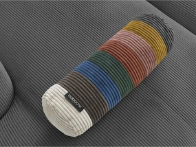 Sötétszürke kordbársony kanapé 250 cm Belair – Bobochic Paris