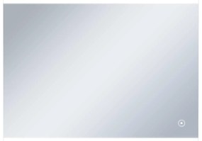 vidaXL LED-es fürdőszobai falitükör érintésérzékelővel 80 x 60 cm