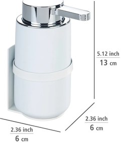 Fehér öntapadós kerámia szappanadagoló 0,25 l Woya - Wenko