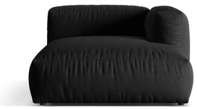 Fekete kanapé modul (jobb oldali) Martina – Micadoni Home