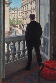 Reprodukció Man at the Window, 1875, Caillebotte, Gustave