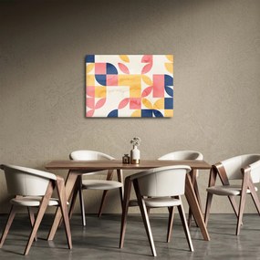 Kép - Absztrakció retro mintákkal (70x50 cm)
