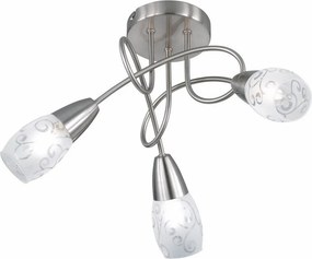 TRIO R60023007 COLMAR Mennyezeti Csillár Ezüst E14 IP20
