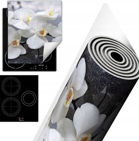 Tűzhelyvédő Szőnyeg Asztali Dekoráció 45x52 fehér liliom