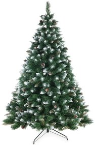 AmeliaHome Karácsonyfa fenyőtobozzal Lemmy, 120 cm, 120 cm