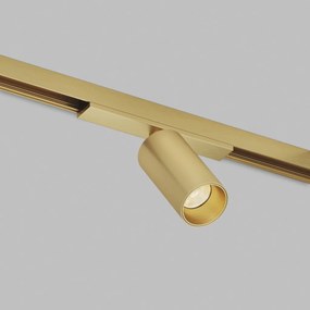 DK/EU-5740-SB Shine Track light, SPOT 3000 series, D35*H70, LED, 48V DC, 6W, RA≥90, 3000K, IP20, satin brass color, aluminum — DK/EU-5740-SB