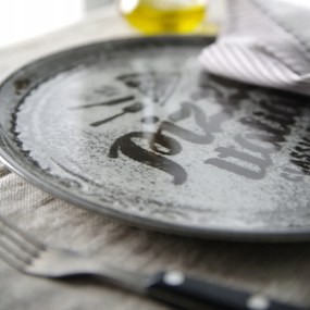 Porcelán Pizzatányér Recipe Collection Black Sr 33 CM 6 Db-os Szett