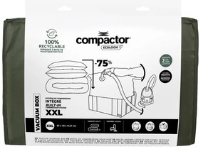 Vákuumos textil ruhatároló doboz 65x45x27 cm Ecologik – Compactor