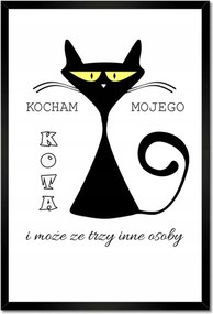 Poszterek keretben 40x60 Szeretem a három másik embert