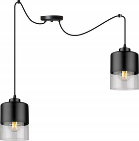 Mennyezeti Lámpa Lógó Csillár Pók Üveg Fekete Konyha Nappali