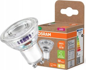 Led PAR16 Reflektor Izzó GU10 2W (50W-nak megfelelő) 360lm 2700K Halogén A Energiaosztály Osram