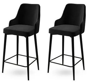 Enox Black bárszék szett, 2 db, 2 db