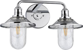 Quintiesse klasszikus fürdőszobai lámpa rigby csiszolt króm elsqn-rigby2-bath-pc IP44