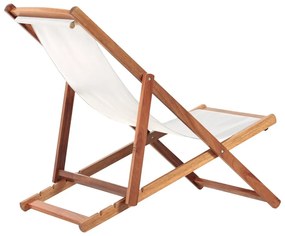 Bézs-sötét natúr színű tömörfa kerti napozóágy Dionysus – Bonami Essentials