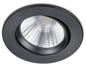 TRIO-650510132 PAMIR Fekete Színű Mennyezetbe Építhető Lámpa LED 6W IP23