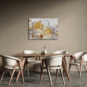 Kép - Napraforgó a falban (70x50 cm)