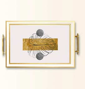 Üveg tálca, 38×24 cm – TPB9832