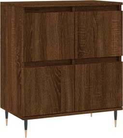 vidaXL barna tölgy színű szerelt fa tálalószekrény 60 x 35 x 70 cm
