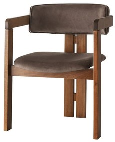 Étkező szék CO Dark Brown and Walnut