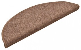 15 db barna lépcsőszőnyeg 56 x 17 x 3 cm
