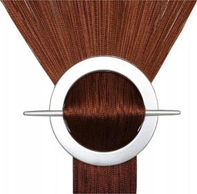 Függöny Spagetti Spagetti Függöny 150x180 barna
