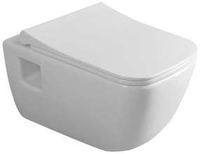 Bruckner - Rimless WALTER fali WC, kerámia, fehér