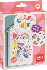 Gyémántmozaik mágnes készlet, APLI Kids Craft Kit (LCA20571)