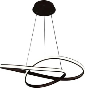 Brilagi - LED Dimmelhető csillár zsinóron COSMOWAVE LED/70W/230V 3000-6500K barna + távirányító