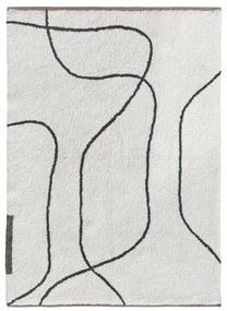 Elefántcsont színű mosható pamut szőnyeg 100x140 cm Shadow – Mette Ditmer Denmark