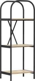 vidaXL Könyvespolc Sonoma tölgy 40 x 30 x 109 cm Faanyag