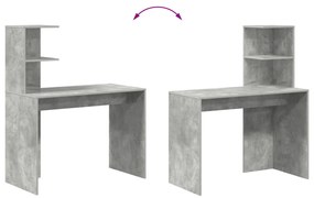 Beton szürke íróasztal Beton szürke