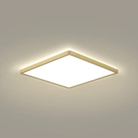 Brilagi - LED fürdőszobai lámpatest ultravékony LED/24W/230V 42x42 cm aranyszínű IP54