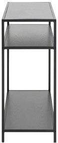 Seaford fekete konzolasztal, 100 x 35 cm - Actona
