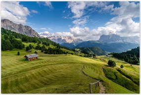 Poszterek 120x80 Bárányok a hegyi réten