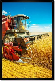 Poszterek keretben 40x60 Kombájn gabonanyíró