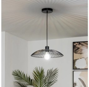 Brilagi - Zsinóros LED függeszték CERIA WIRE 1xE27/40W/230V átm. 26 cm fekete