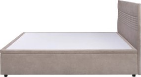 Ágy tárhellyel, 160x200, bézs, RUNOL