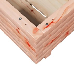 vidaXL tömör duglászfenyő kerti növénytartó 40x40x26,5 cm