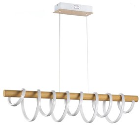 ONLI - LED Csillár zsinóron NILO LED/70W/230V 4000K barna/fehér