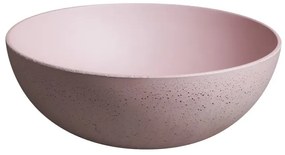 Sapho - FORMIGO ráültethető mosdó Ø 39 cm beton/rózsaszín