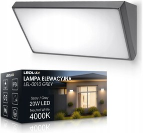 Kültéri Led Homlokzati Lámpa kerti fali lámpa 20W Nw