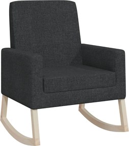 vidaXL fekete szövet hintaszék