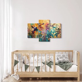 Kép - Absztrakt festmény a természetről (90x60 cm)