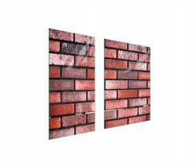 Üveg Védőlap Deszka 75x52 Tégla Edzett Üveg