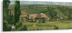 Kép - Camille Pissarro, Landscape at Les Pâtis, Pontoise, reprodukciók (120x50 cm)