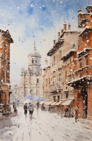 Poszter 53x81cm Az óváros varázsa