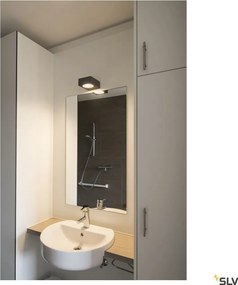 SLV 232285 QUADRASYL Modern Kültéri Fali Lámpa Antracit GX53 IP44