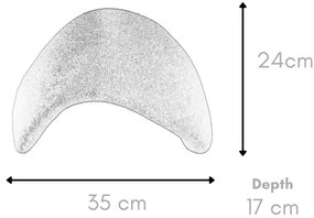 Fali Lámpa Szett (2 db)Wabi Sabi Shell - Fekete