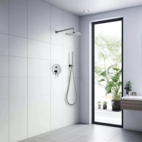 AREZZO design ASTRO falsík alatti zuhanycsaptelep szett, króm